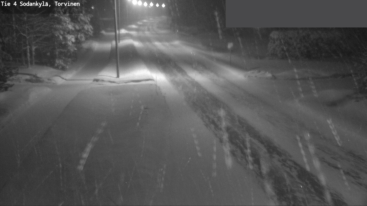 Weather Camera Image Road 4 Sodankylä, Torvinen, Sodankylä, Lappi