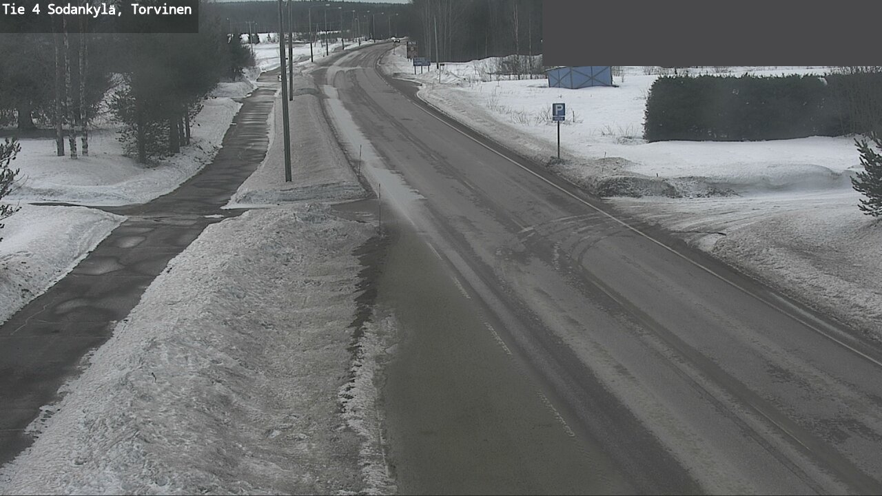 Weather Camera Image Väg 4 Sodankylä, Torvinen, Sodankylä, Lappi
