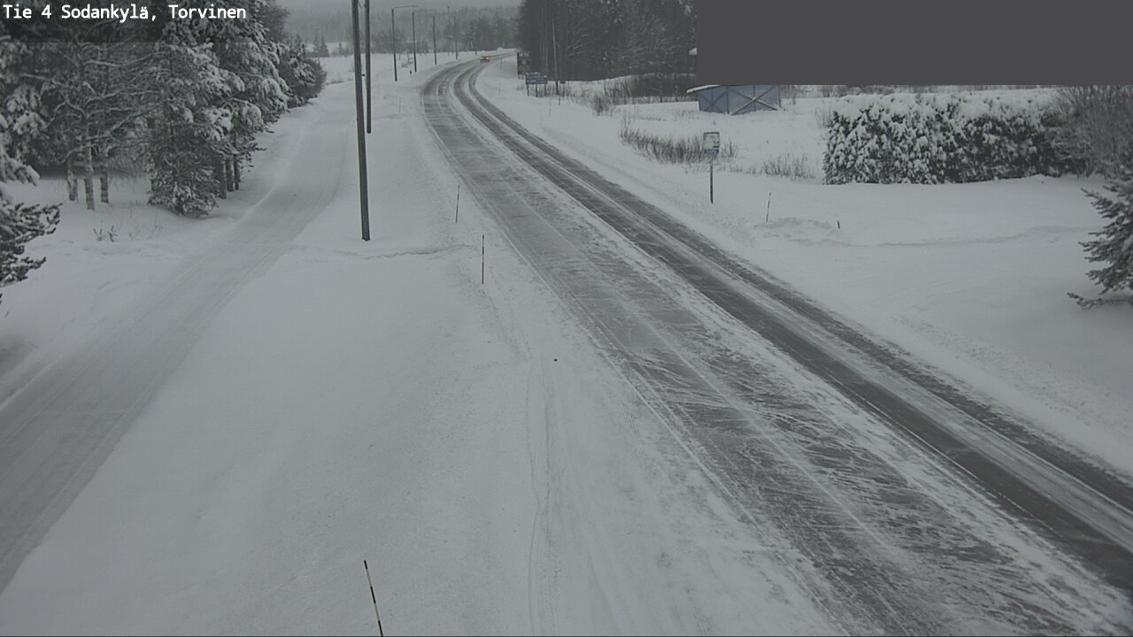 Weather Camera Image Road 4 Sodankylä, Torvinen, Sodankylä, Lappi
