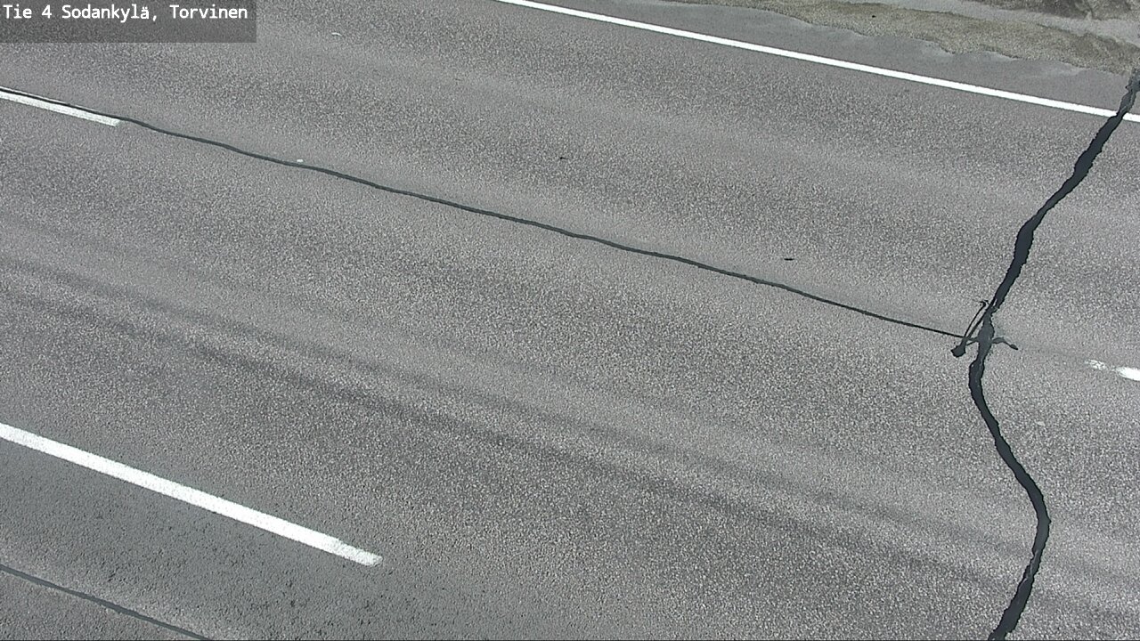 Weather Camera Image Road 4 Sodankylä, Torvinen, Sodankylä, Lappi