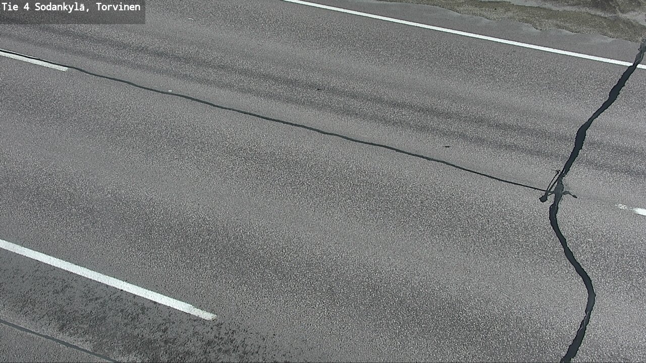 Weather Camera Image Road 4 Sodankylä, Torvinen, Sodankylä, Lappi