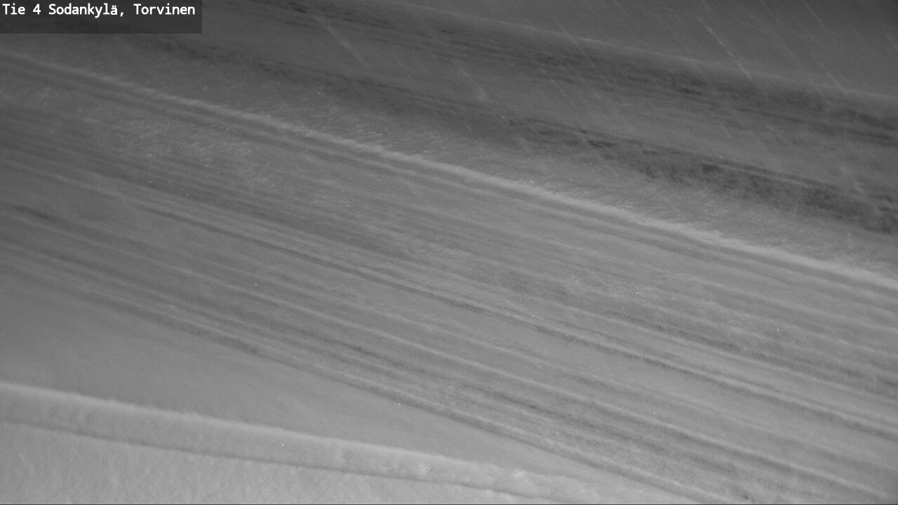 Weather Camera Image Road 4 Sodankylä, Torvinen, Sodankylä, Lappi