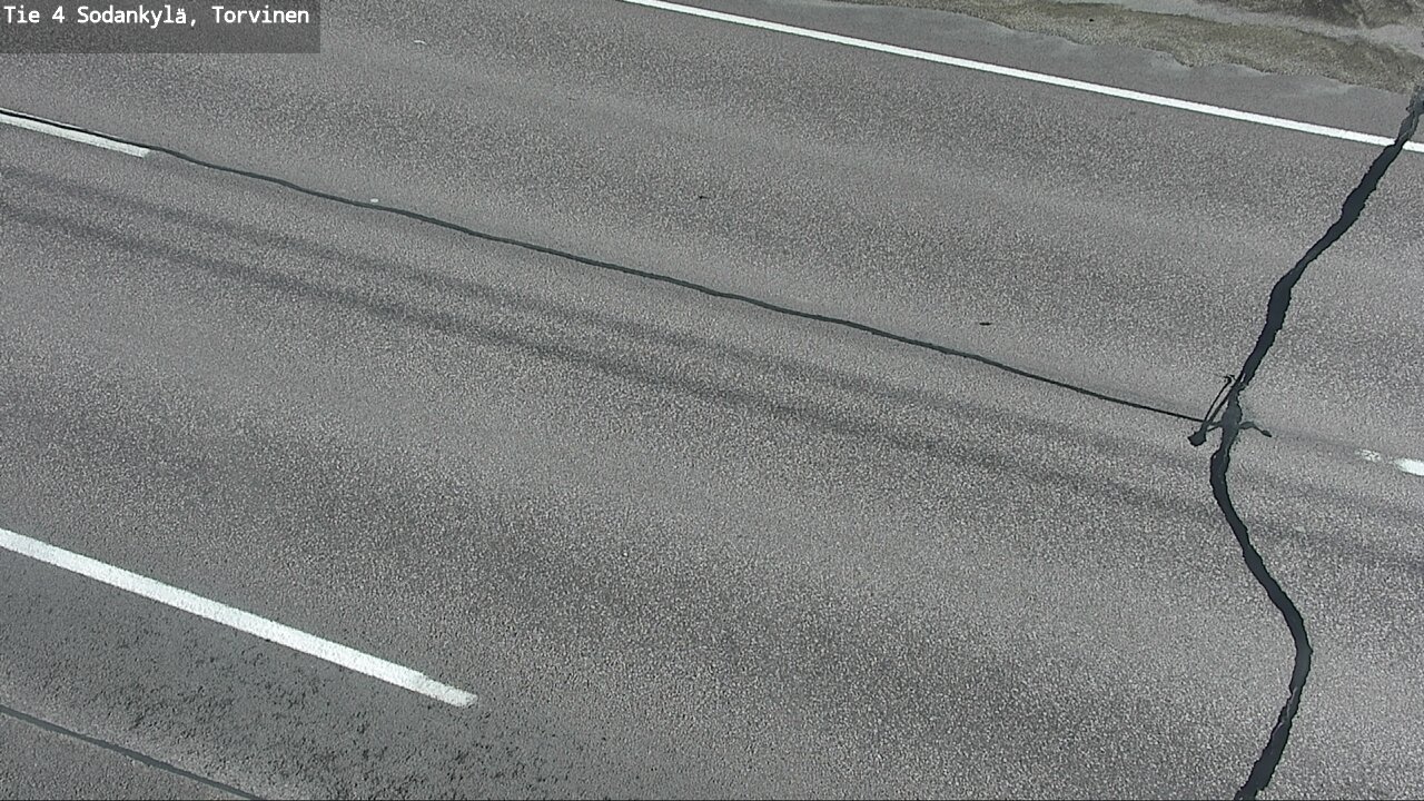 Weather Camera Image Road 4 Sodankylä, Torvinen, Sodankylä, Lappi