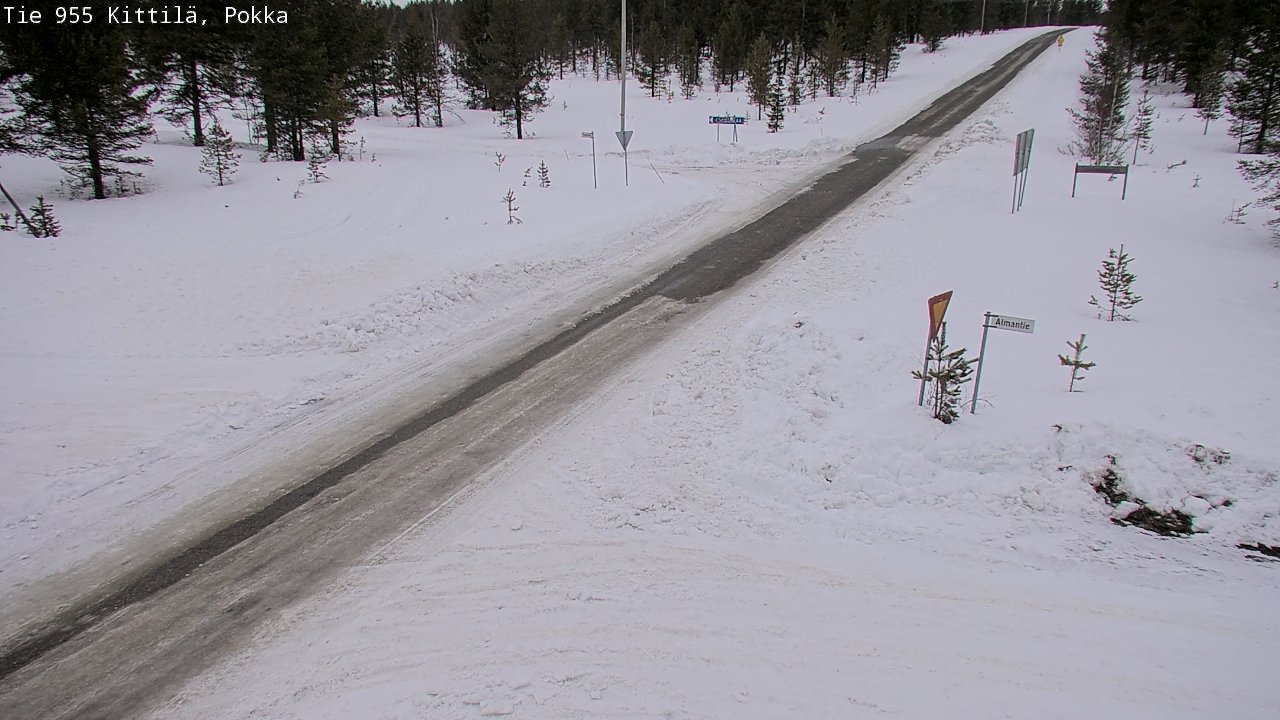 Kelikamerat Kuva Tie 955 Kittilä, Pokka, Kittilä, Lappi