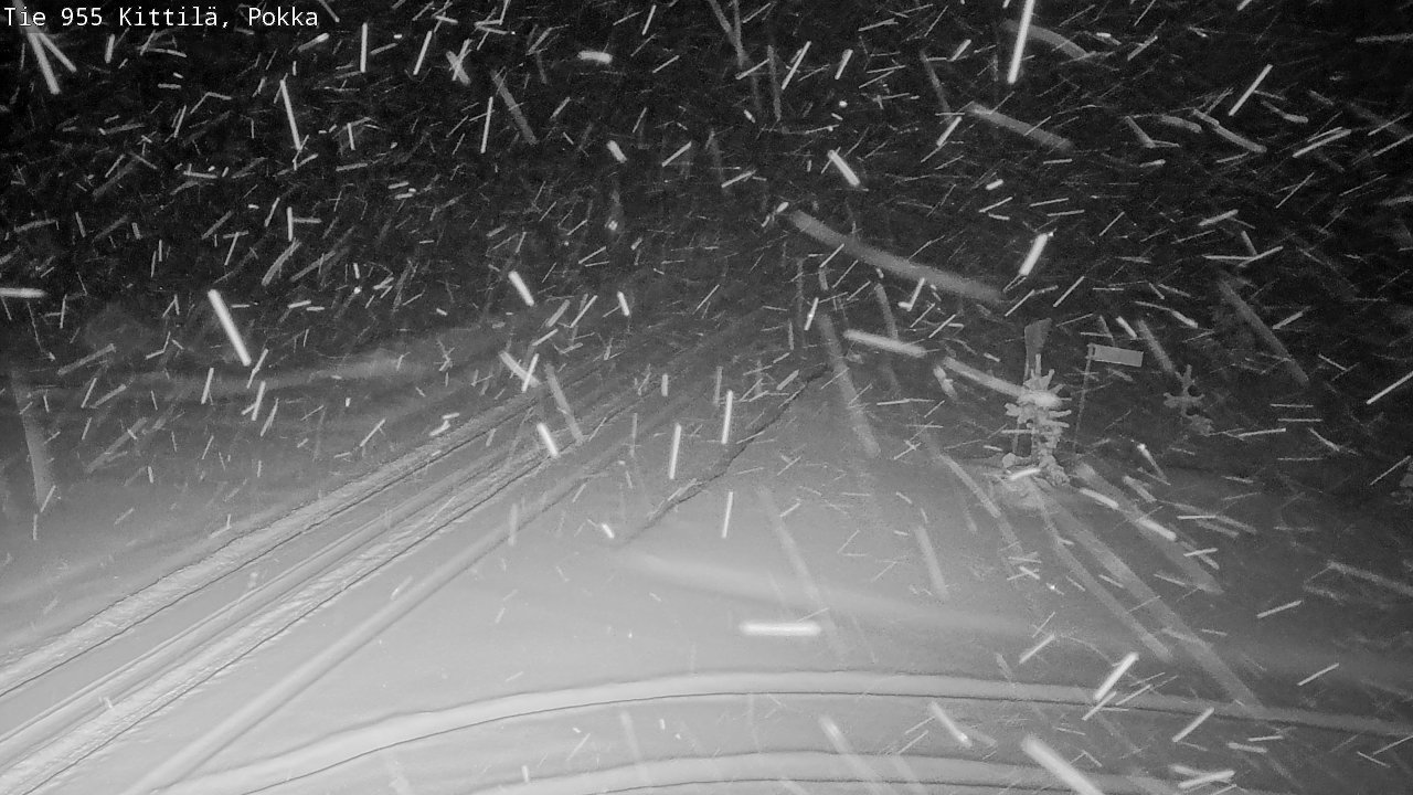 Weather Camera Image Road 955 Kittilä, Pokka, Kittilä, Lappi