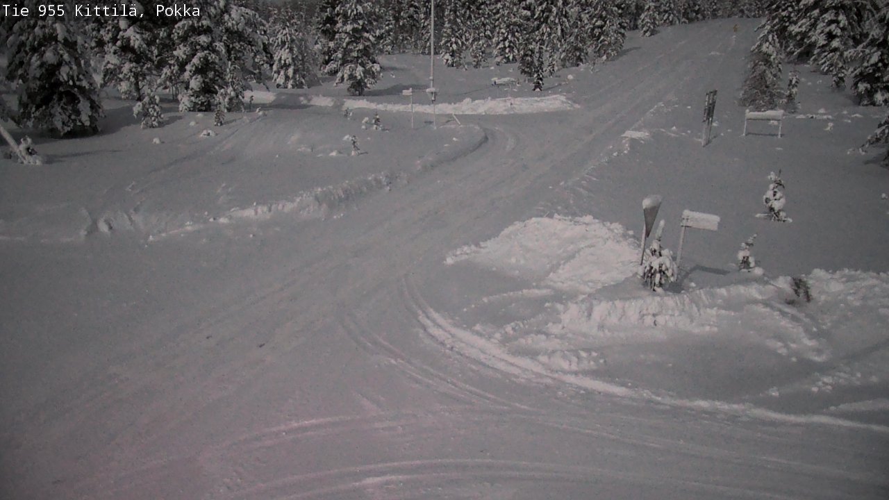Weather Camera Image Road 955 Kittilä, Pokka, Kittilä, Lappi