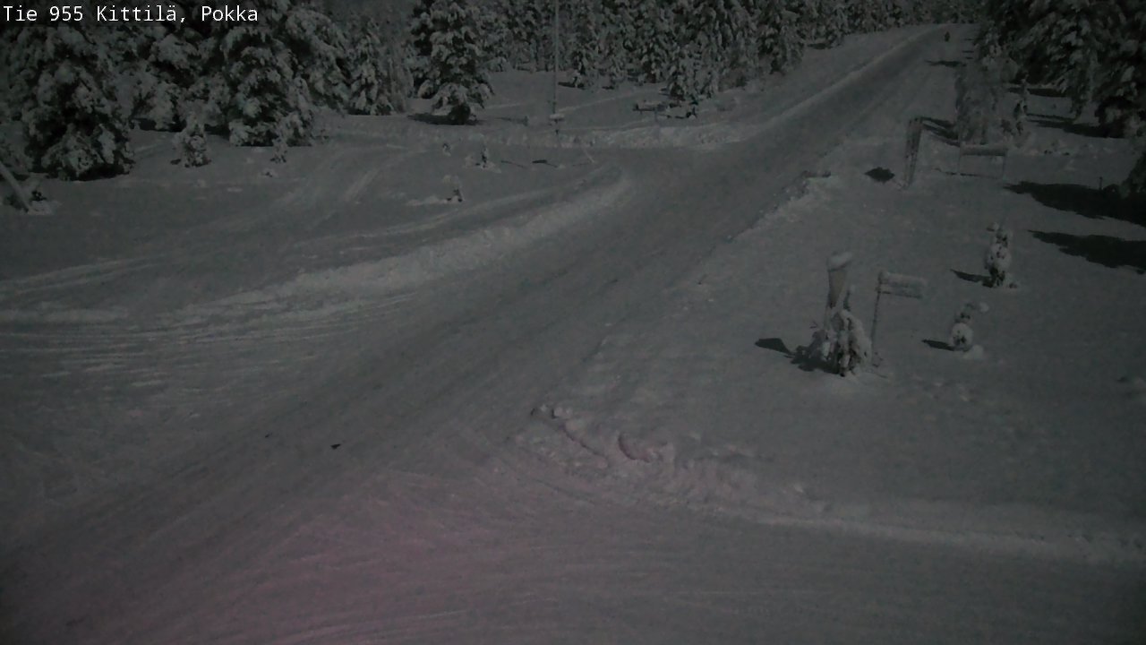 Kelikamerat Kuva Tie 955 Kittilä, Pokka, Kittilä, Lappi