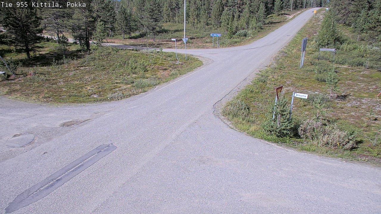 Kelikamerat Kuva Tie 955 Kittilä, Pokka, Kittilä, Lappi