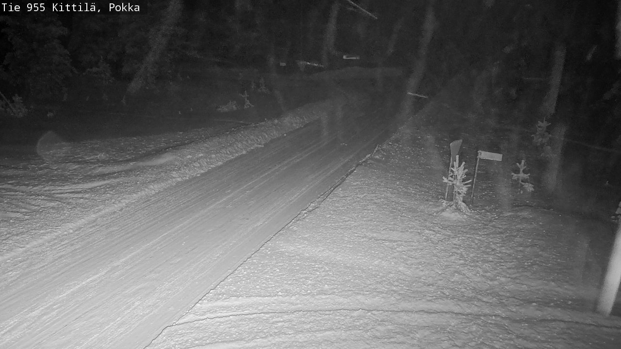 Weather Camera Image Road 955 Kittilä, Pokka, Kittilä, Lappi