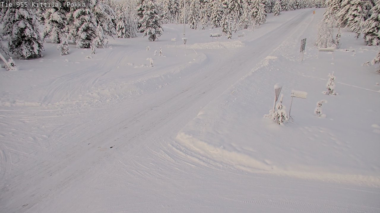 Kelikamerat Kuva Tie 955 Kittilä, Pokka, Kittilä, Lappi