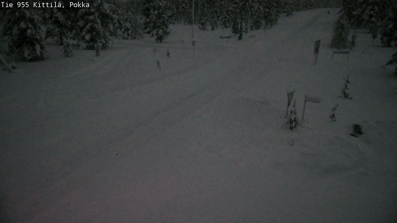 Weather Camera Image Road 955 Kittilä, Pokka, Kittilä, Lappi
