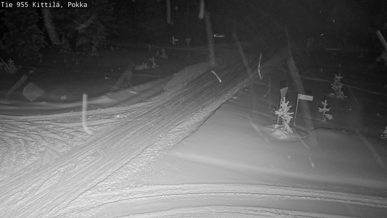 Weather Camera Image Road 955 Kittilä, Pokka, Kittilä, Lappi