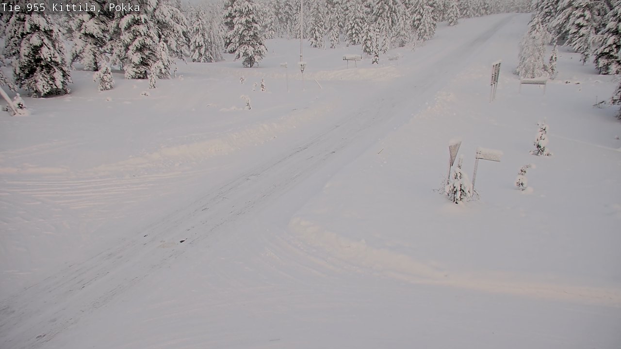 Kelikamerat Kuva Tie 955 Kittilä, Pokka, Kittilä, Lappi