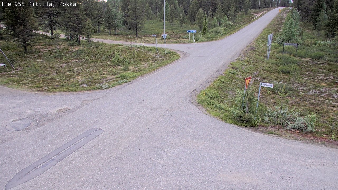 Kelikamerat Kuva Tie 955 Kittilä, Pokka, Kittilä, Lappi