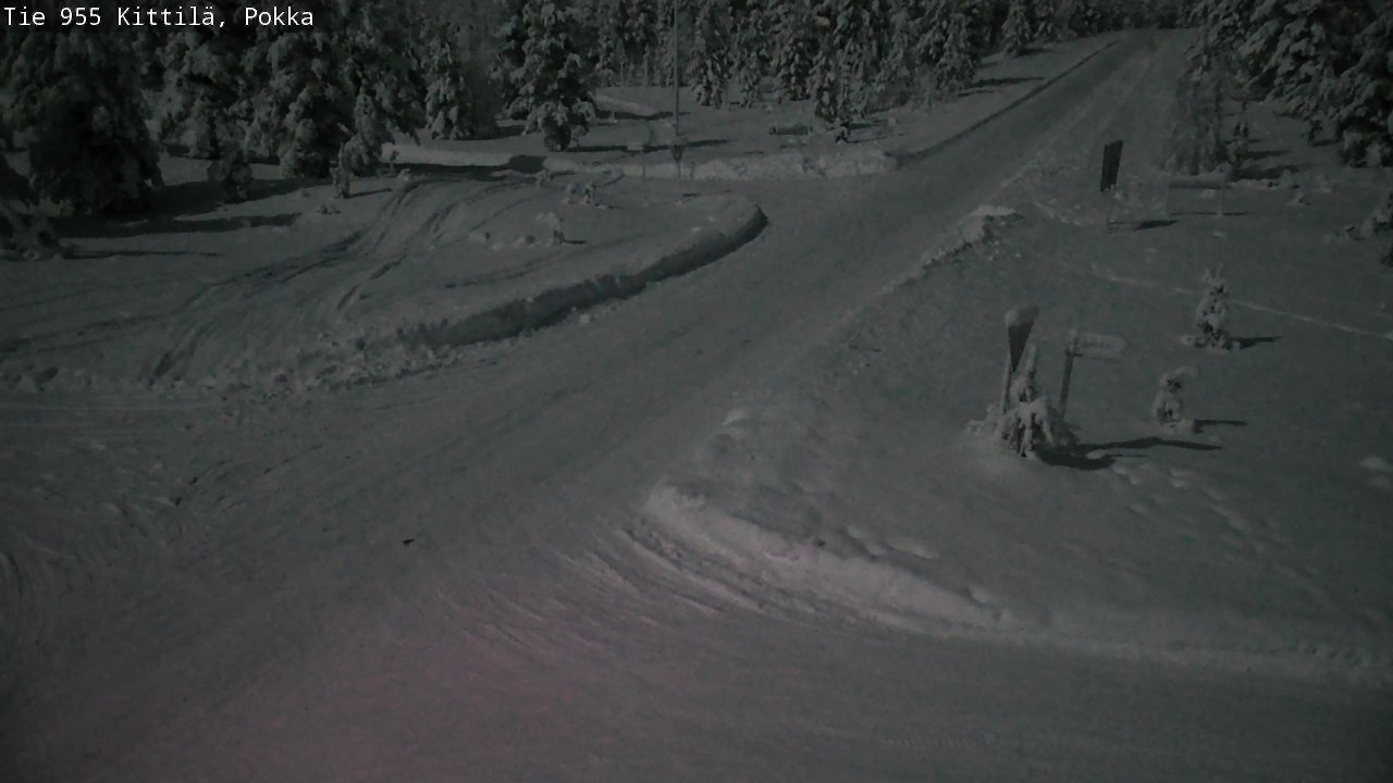 Kelikamerat Kuva Tie 955 Kittilä, Pokka, Kittilä, Lappi