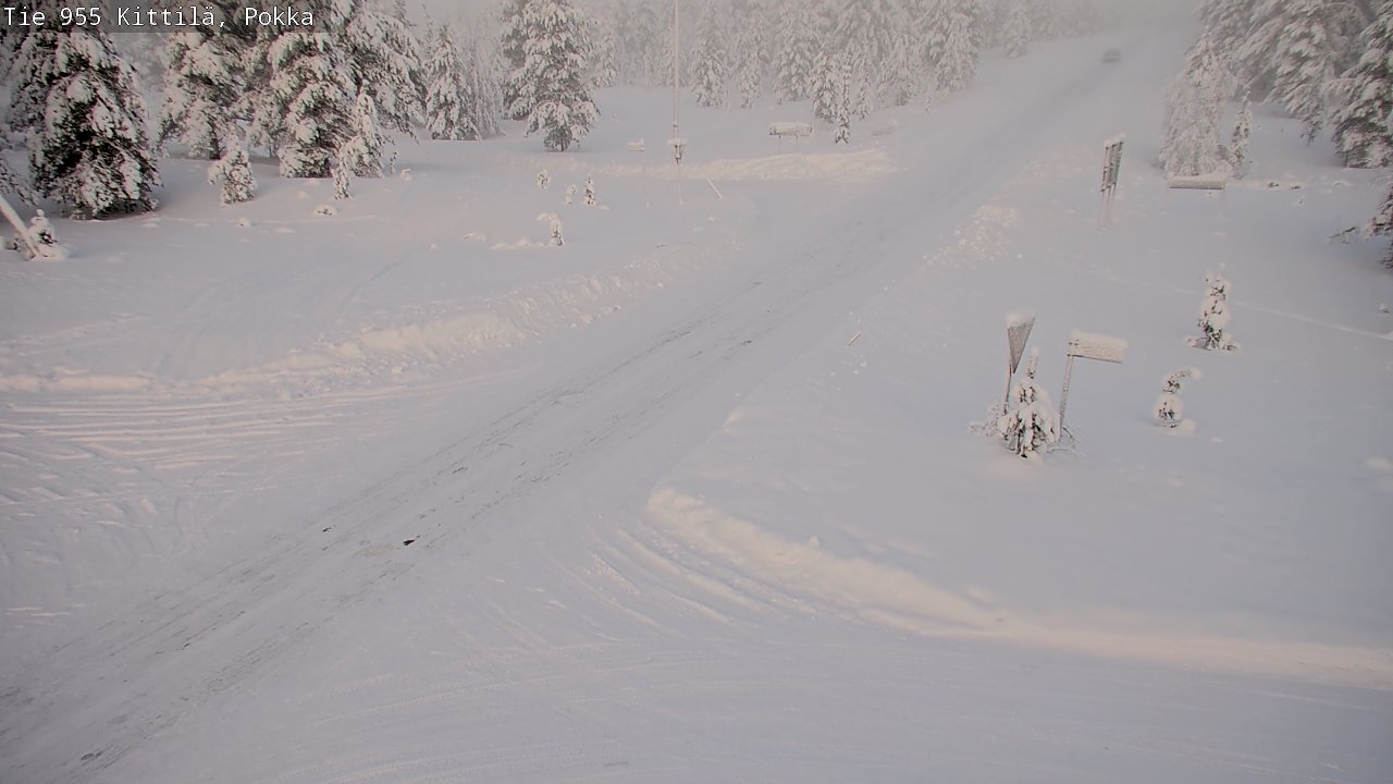 Kelikamerat Kuva Tie 955 Kittilä, Pokka, Kittilä, Lappi