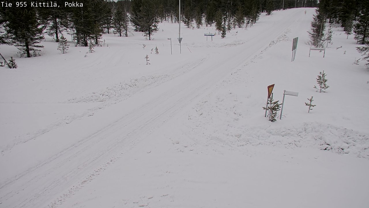 Kelikamerat Kuva Tie 955 Kittilä, Pokka, Kittilä, Lappi