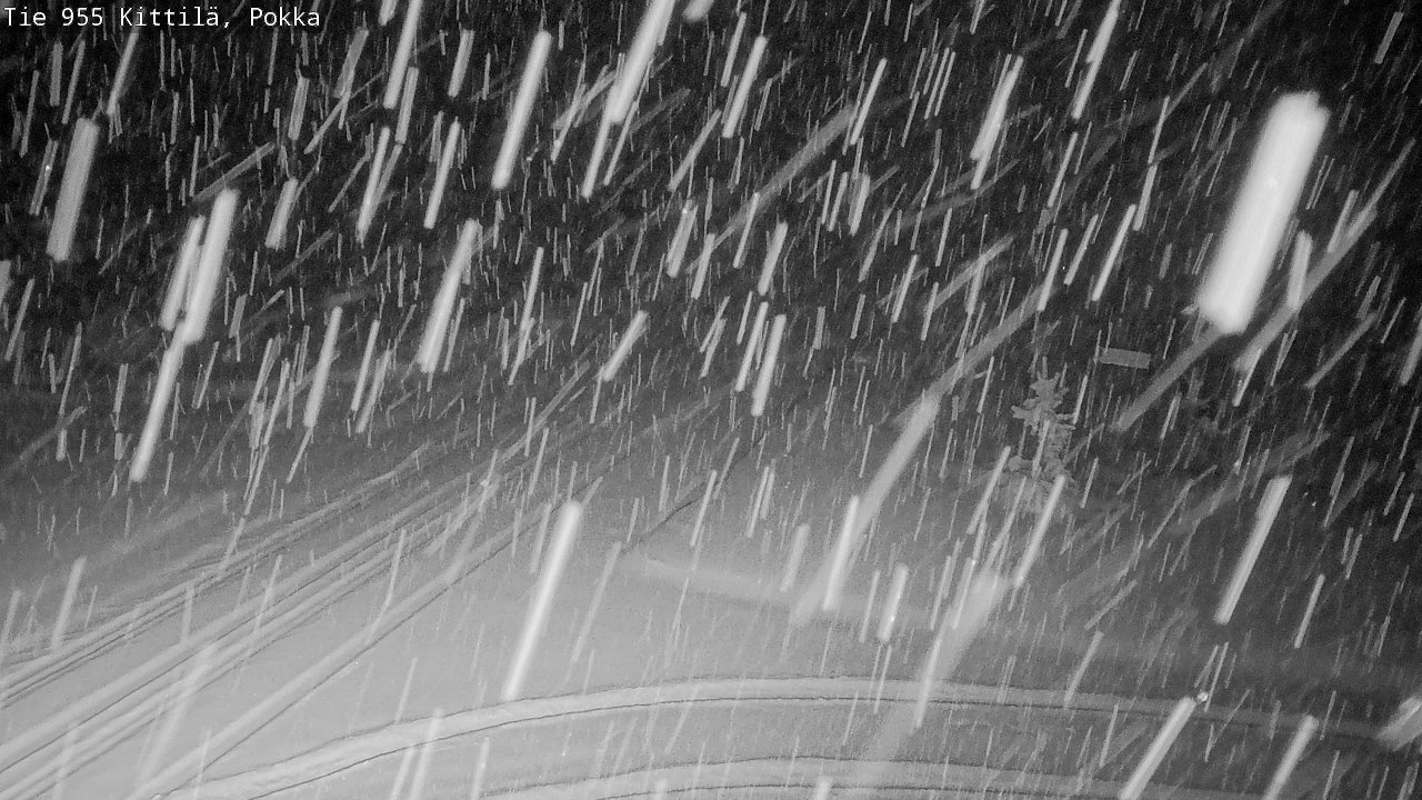 Weather Camera Image Road 955 Kittilä, Pokka, Kittilä, Lappi