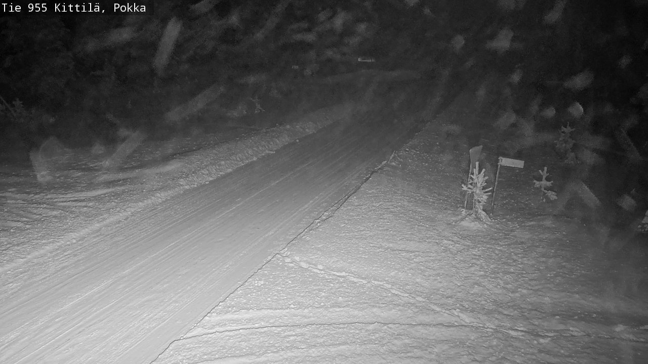 Weather Camera Image Road 955 Kittilä, Pokka, Kittilä, Lappi
