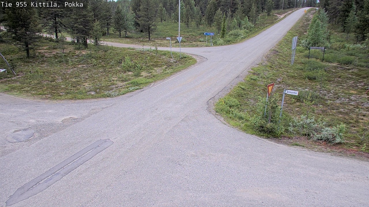 Kelikamerat Kuva Tie 955 Kittilä, Pokka, Kittilä, Lappi