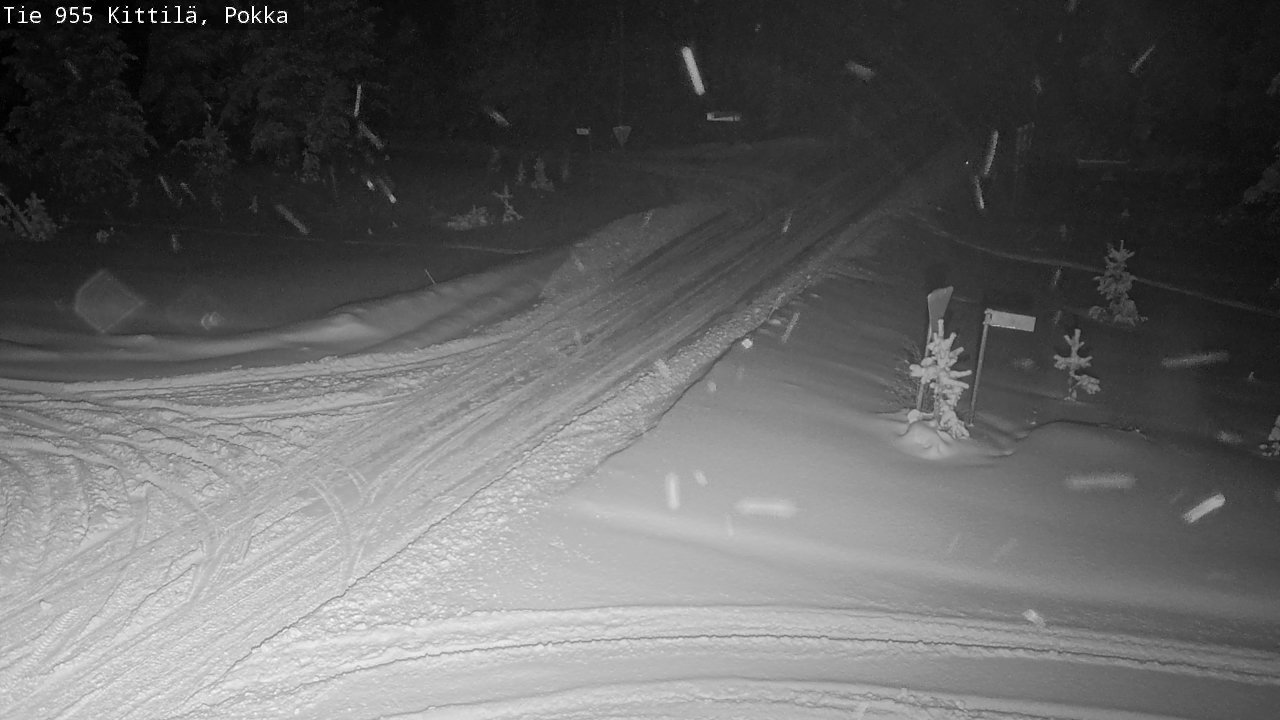 Weather Camera Image Road 955 Kittilä, Pokka, Kittilä, Lappi