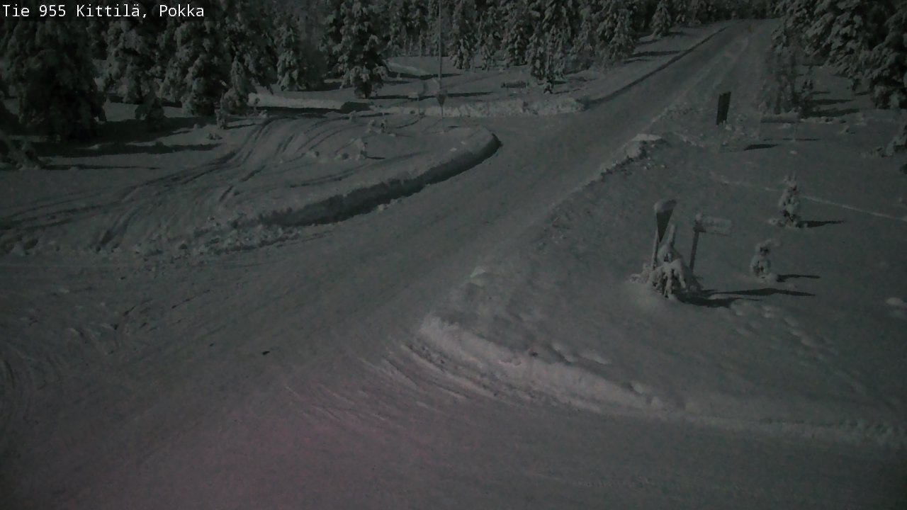 Kelikamerat Kuva Tie 955 Kittilä, Pokka, Kittilä, Lappi