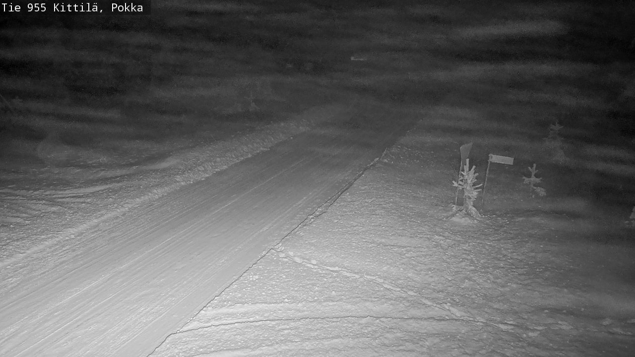 Weather Camera Image Road 955 Kittilä, Pokka, Kittilä, Lappi