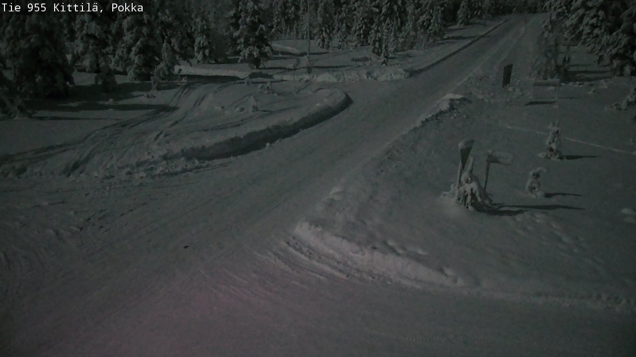 Kelikamerat Kuva Tie 955 Kittilä, Pokka, Kittilä, Lappi
