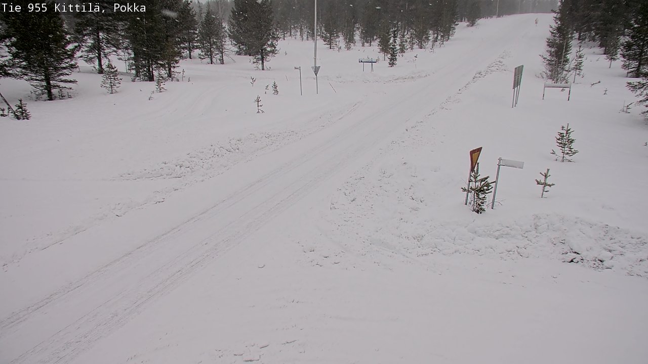 Kelikamerat Kuva Tie 955 Kittilä, Pokka, Kittilä, Lappi
