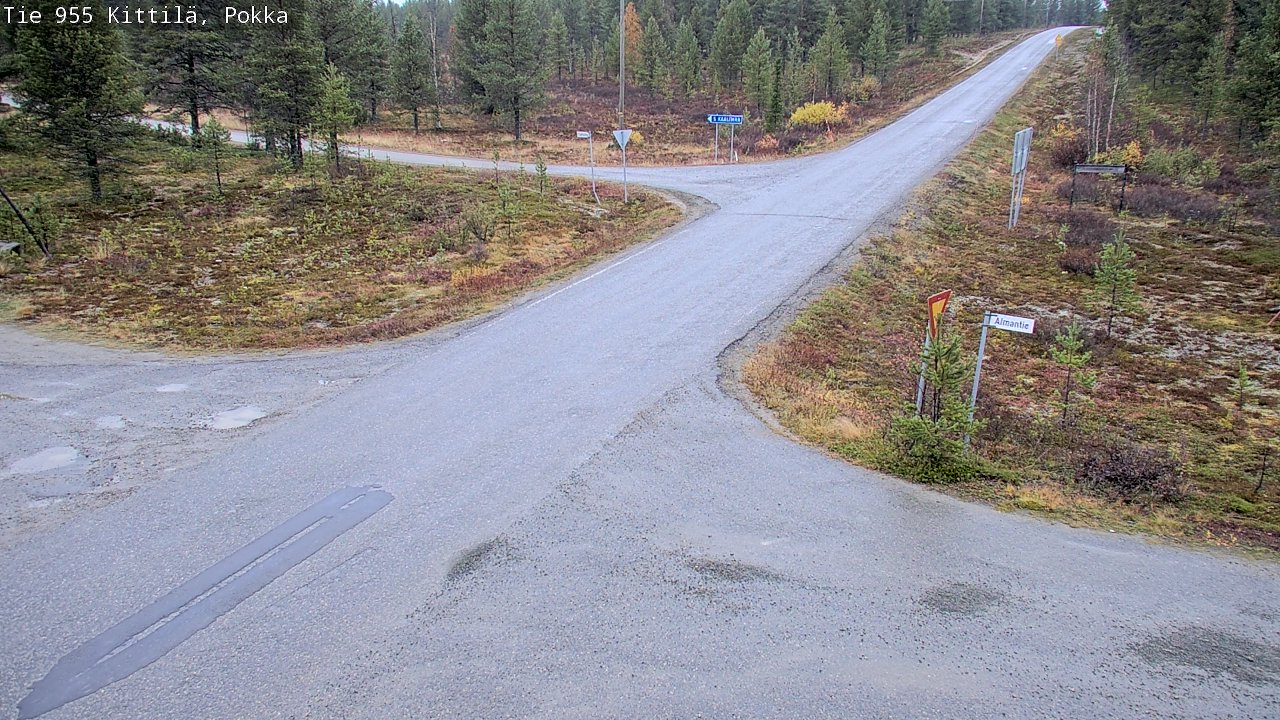 Kelikamerat Kuva Tie 955 Kittilä, Pokka, Kittilä, Lappi