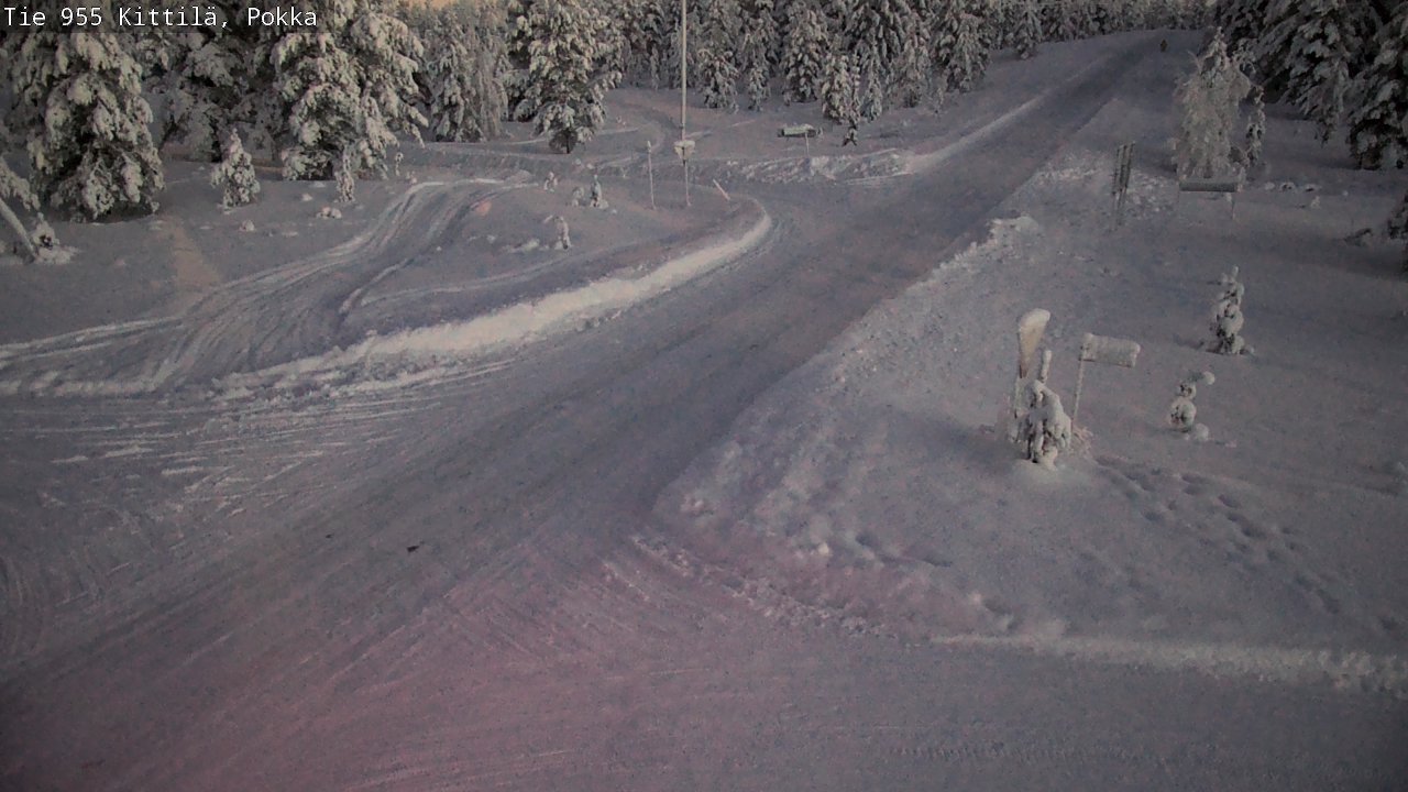 Kelikamerat Kuva Tie 955 Kittilä, Pokka, Kittilä, Lappi