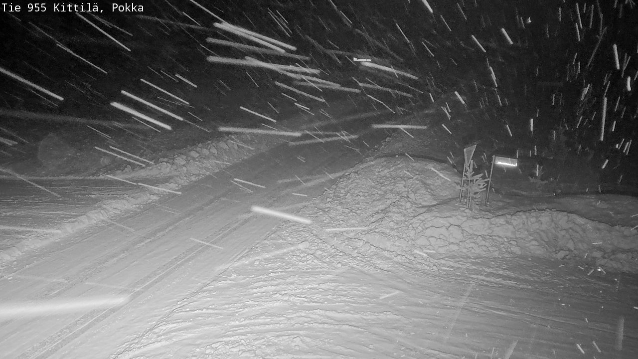 Kelikamerat Kuva Tie 955 Kittilä, Pokka, Kittilä, Lappi