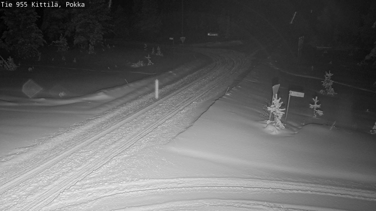 Weather Camera Image Road 955 Kittilä, Pokka, Kittilä, Lappi