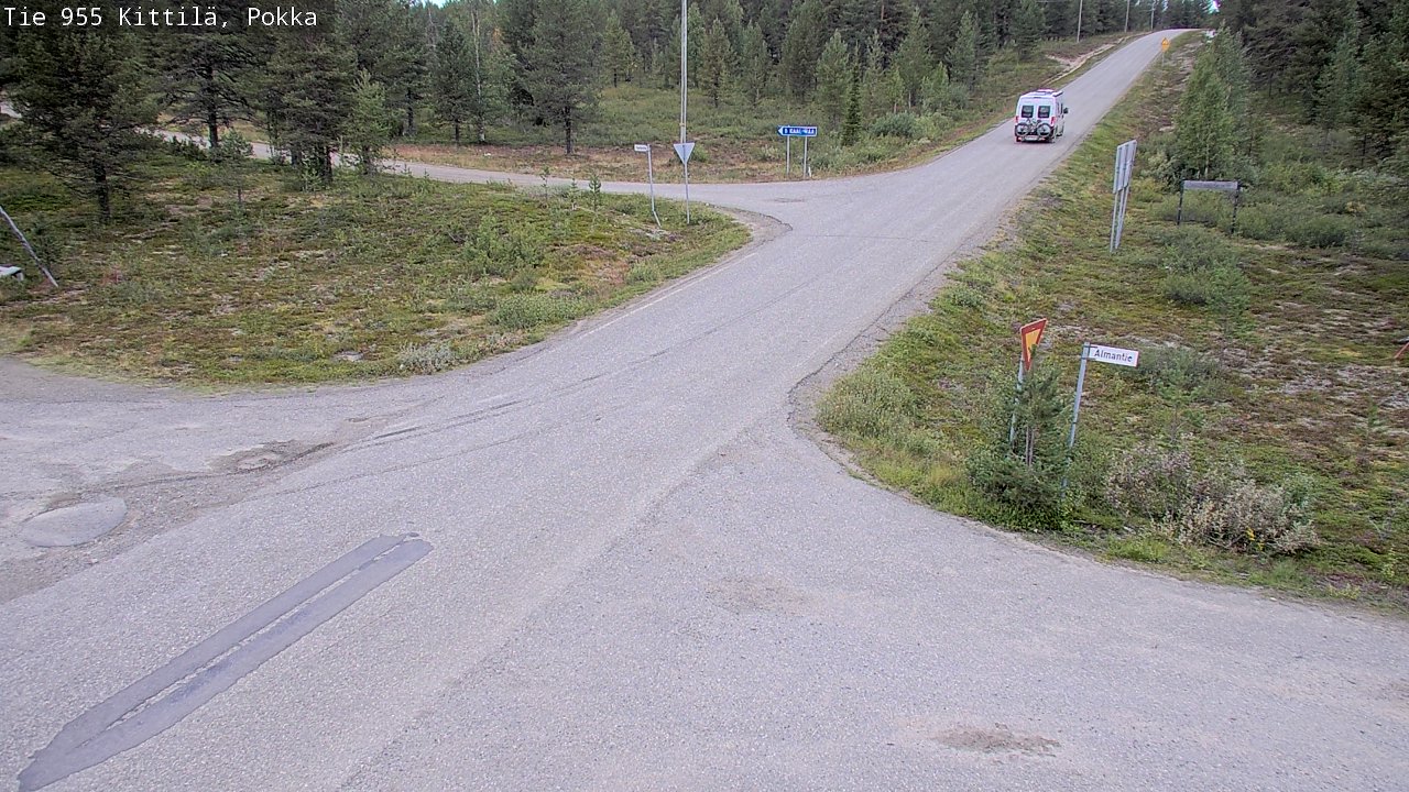 Kelikamerat Kuva Tie 955 Kittilä, Pokka, Kittilä, Lappi