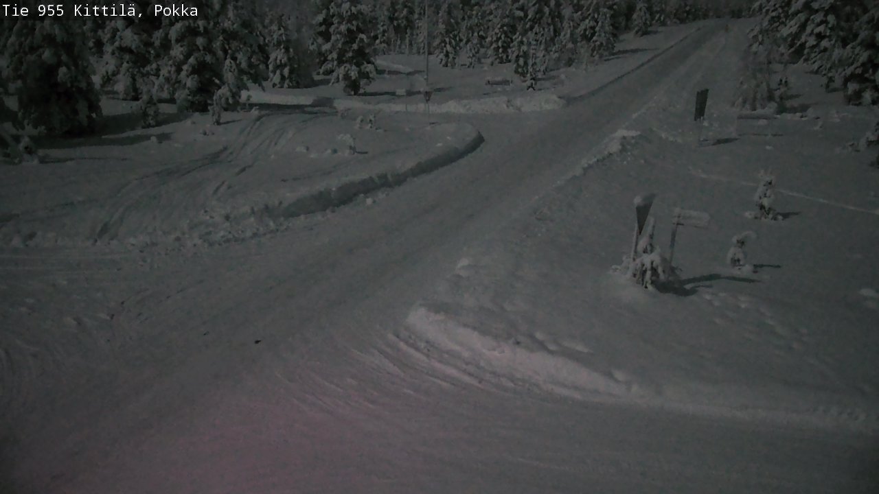 Kelikamerat Kuva Tie 955 Kittilä, Pokka, Kittilä, Lappi