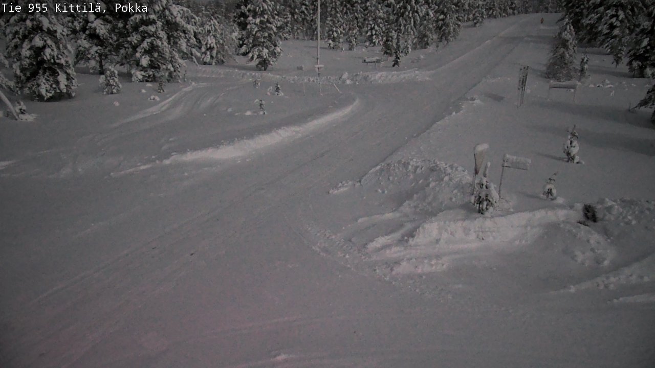Weather Camera Image Road 955 Kittilä, Pokka, Kittilä, Lappi