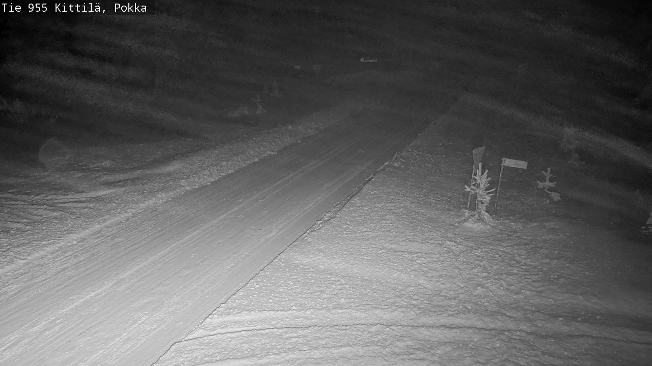 Weather Camera Image Road 955 Kittilä, Pokka, Kittilä, Lappi