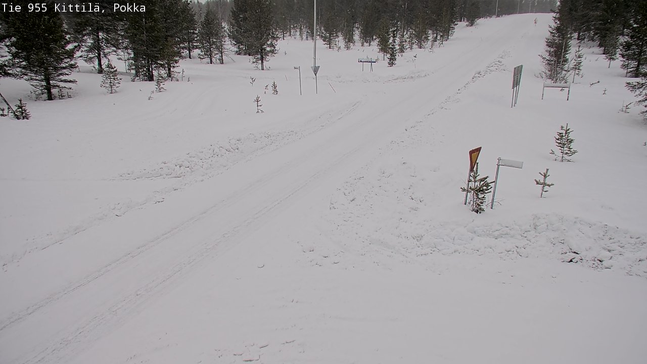 Kelikamerat Kuva Tie 955 Kittilä, Pokka, Kittilä, Lappi