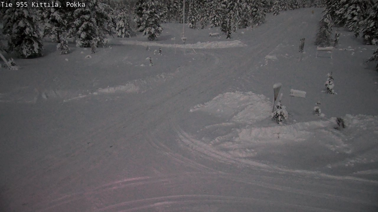 Weather Camera Image Road 955 Kittilä, Pokka, Kittilä, Lappi