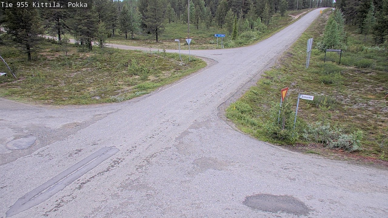 Kelikamerat Kuva Tie 955 Kittilä, Pokka, Kittilä, Lappi