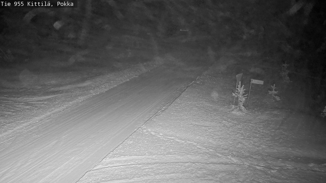 Weather Camera Image Road 955 Kittilä, Pokka, Kittilä, Lappi