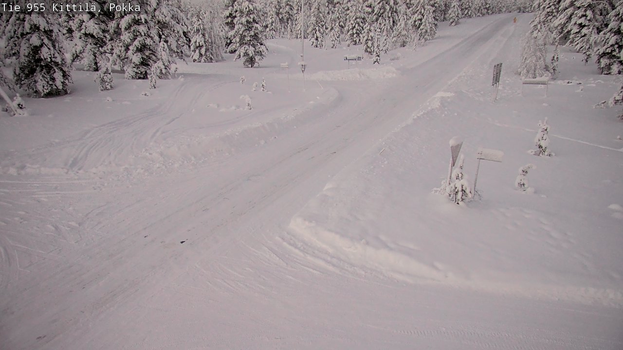 Kelikamerat Kuva Tie 955 Kittilä, Pokka, Kittilä, Lappi