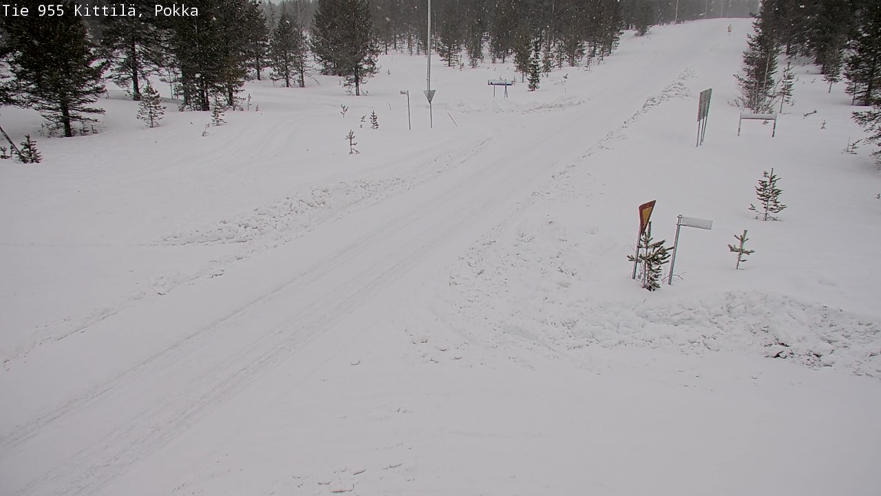 Kelikamerat Kuva Tie 955 Kittilä, Pokka, Kittilä, Lappi