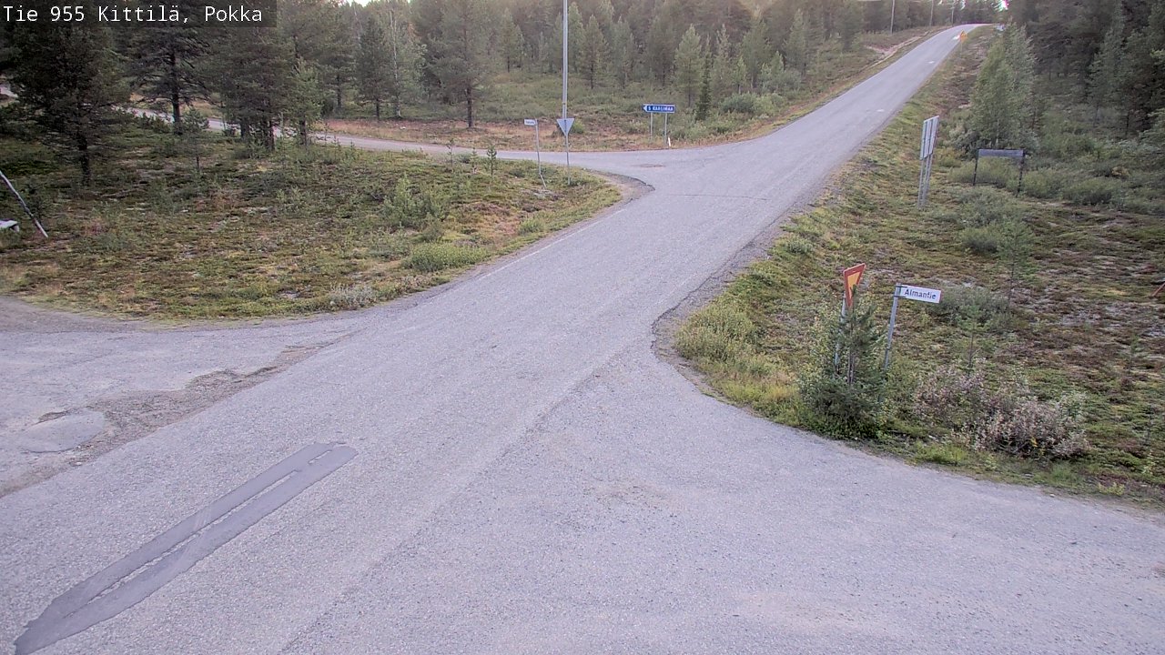 Kelikamerat Kuva Tie 955 Kittilä, Pokka, Kittilä, Lappi