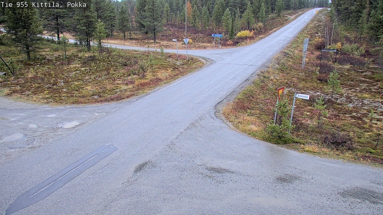 Kelikamerat Kuva Tie 955 Kittilä, Pokka, Kittilä, Lappi