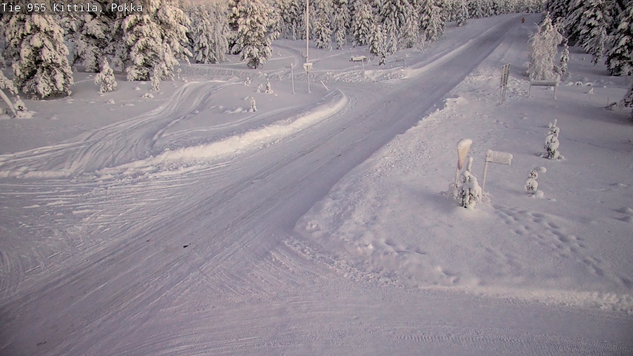 Kelikamerat Kuva Tie 955 Kittilä, Pokka, Kittilä, Lappi