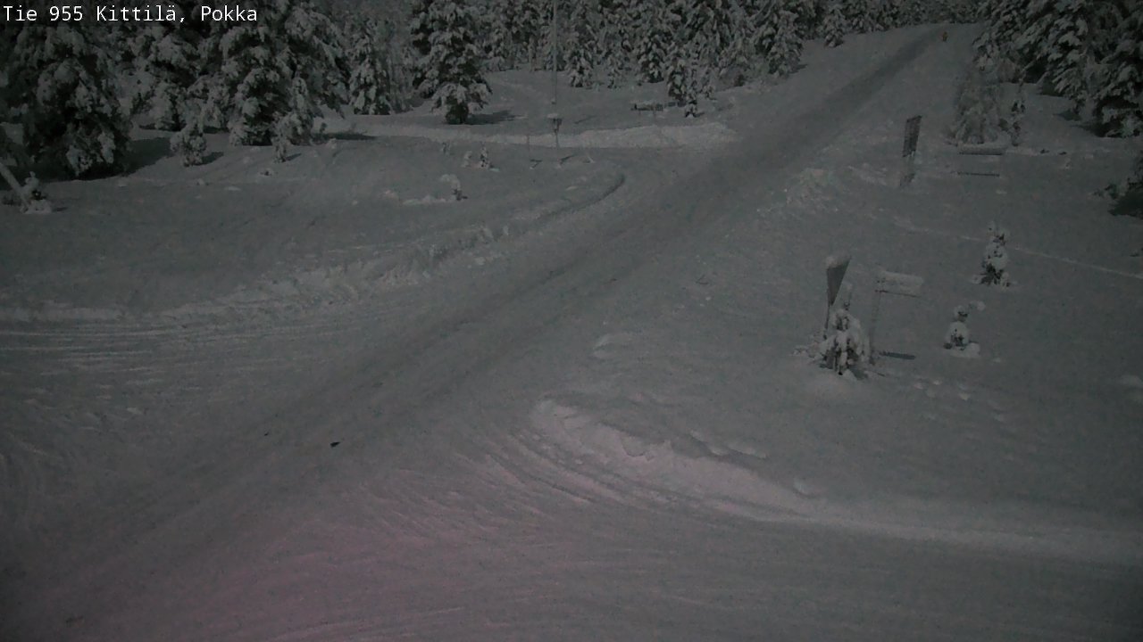 Kelikamerat Kuva Tie 955 Kittilä, Pokka, Kittilä, Lappi