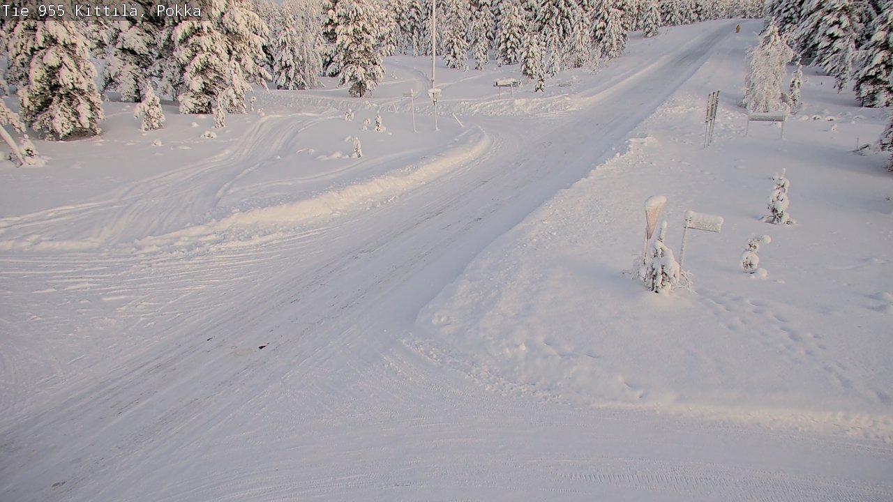 Kelikamerat Kuva Tie 955 Kittilä, Pokka, Kittilä, Lappi