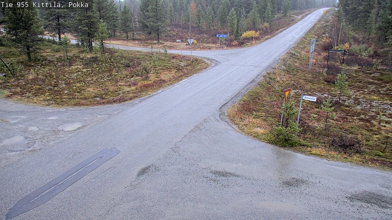 Kelikamerat Kuva Tie 955 Kittilä, Pokka, Kittilä, Lappi