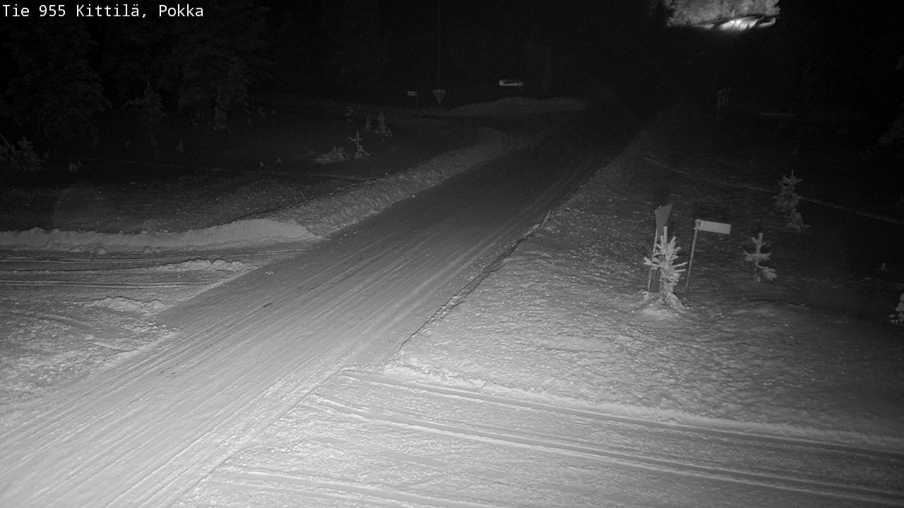 Weather Camera Image Väg 955 Kittilä, Pokka, Kittilä, Lappi